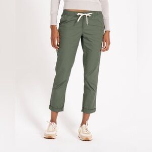 Vuori Small Womens Green Ripstop Pant